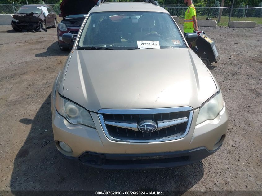2008 Subaru Outback 2.5I/2.5I L.l. Bean Edition VIN: 4S4BP61C287332343 Lot: 39752010