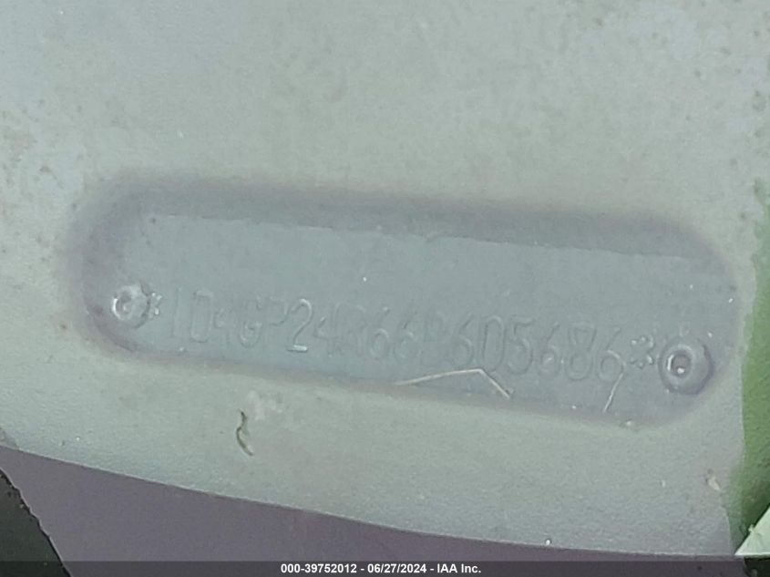 2006 Dodge Grand Caravan Se VIN: 1D4GP24R66B605686 Lot: 39752012