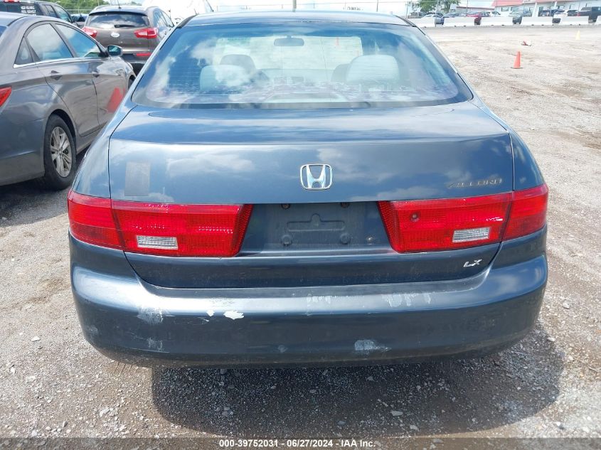 2005 Honda Accord 2.4 Lx VIN: 3HGCM56485G709370 Lot: 39752031