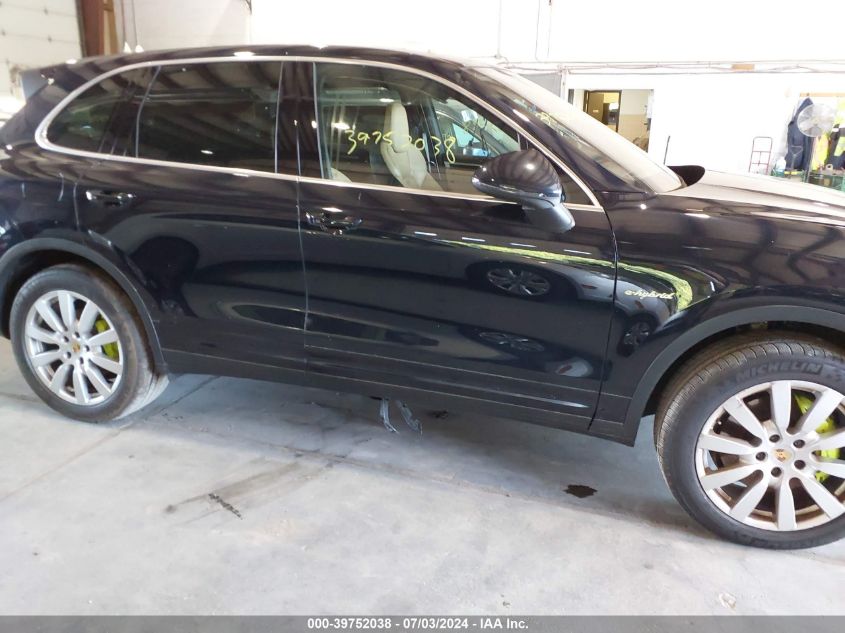 2016 Porsche Cayenne E-Hybrid S VIN: WP1AE2A22GLA58894 Lot: 39752038