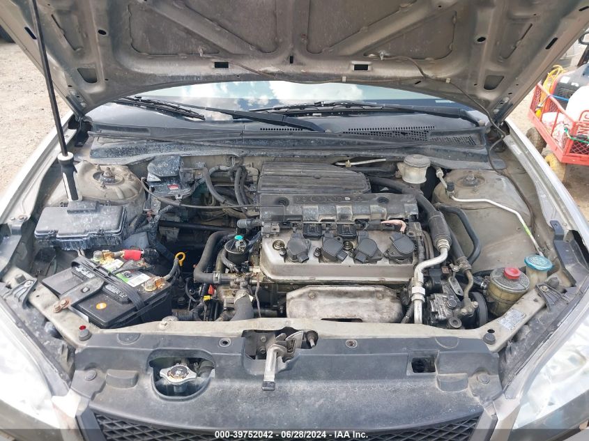 2004 Honda Civic Lx VIN: 2HGES16534H536372 Lot: 39752042