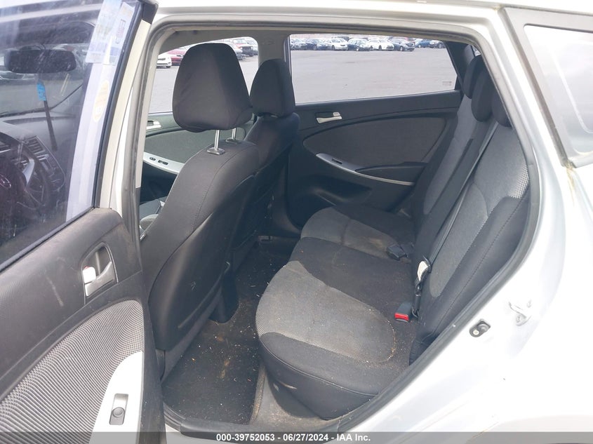 2012 Hyundai Accent Gs VIN: KMHCT5AE8CU028049 Lot: 39752053