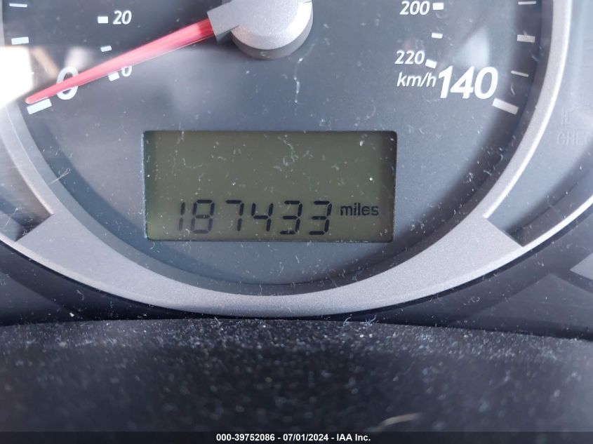 2005 Hyundai Tucson Gls/Lx VIN: KM8JN72D95U073751 Lot: 39752086