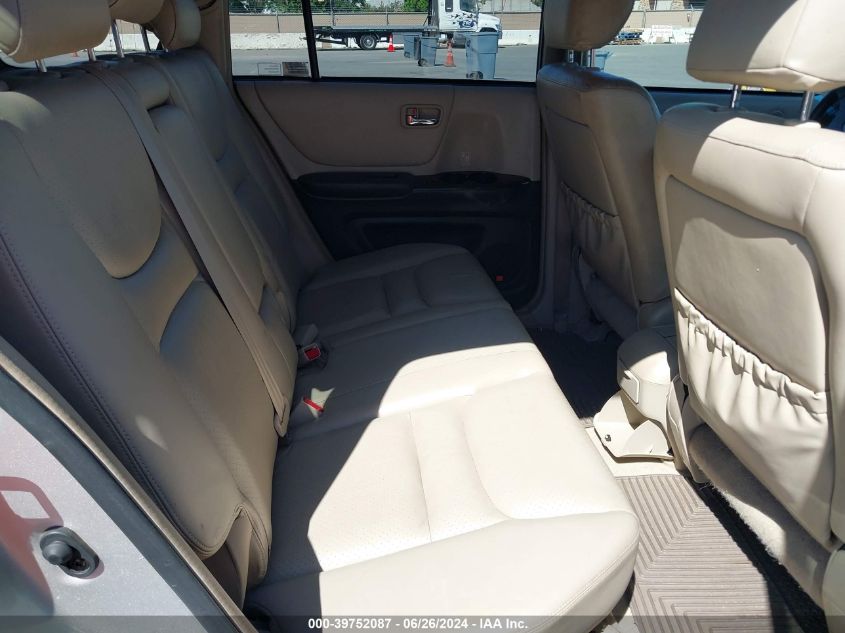 2002 Toyota Highlander Limited V6 VIN: JTEGF21A620068916 Lot: 39752087