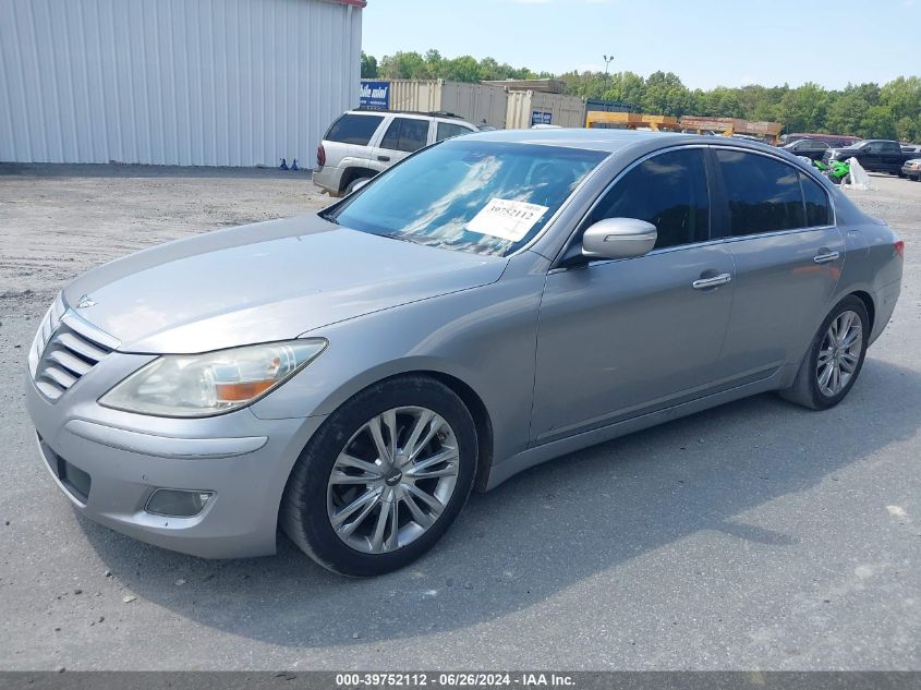 2011 Hyundai Genesis 3.8 VIN: KMHGC4DE9BU121605 Lot: 39752112