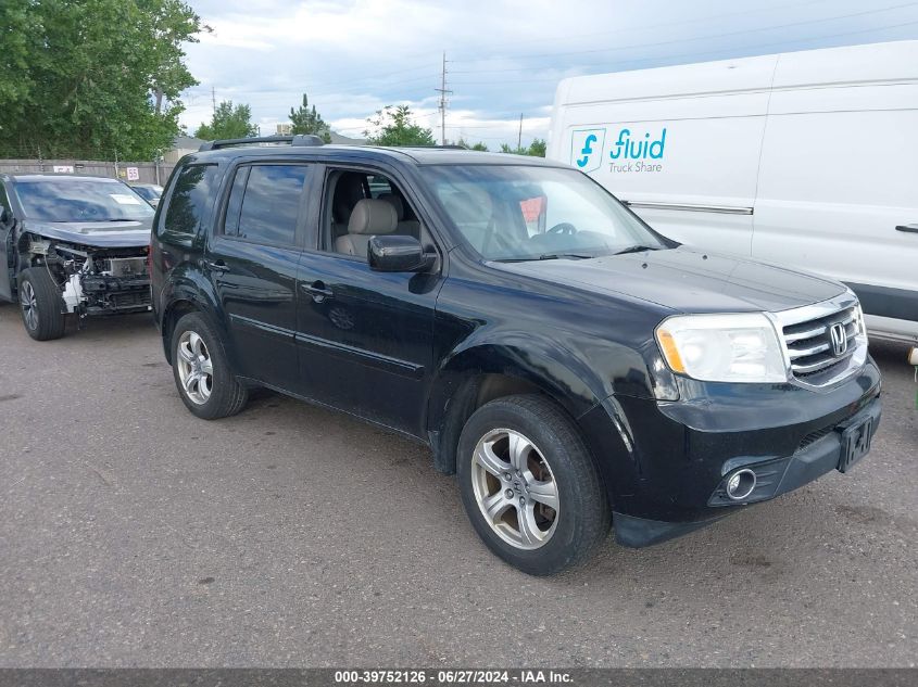 2012 Honda Pilot Ex-L VIN: 5FNYF4H55CB085089 Lot: 39752126