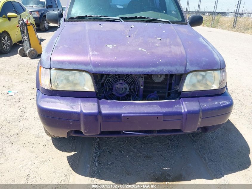 2000 Kia Sportage Ex VIN: KNDJA7233Y5682663 Lot: 39752132