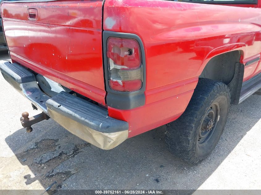 1999 Dodge Ram 2500 St VIN: 1B7KF23Z0XJ531510 Lot: 39752161