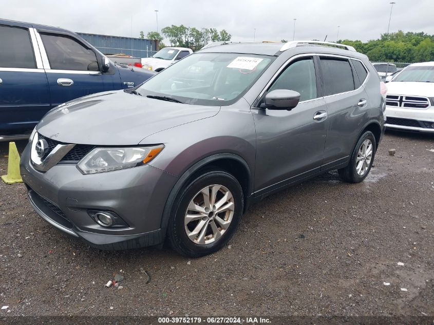 KNMAT2MT2GP612312 2016 NISSAN ROGUE - Image 2