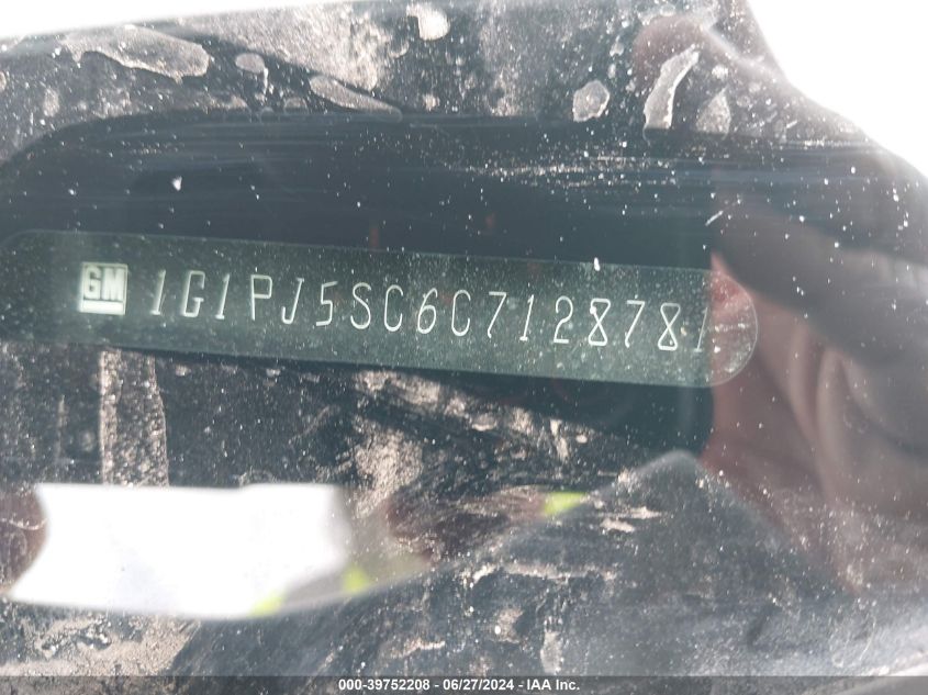 2012 Chevrolet Cruze Eco VIN: 1G1PJ5SC6C7128781 Lot: 39752208