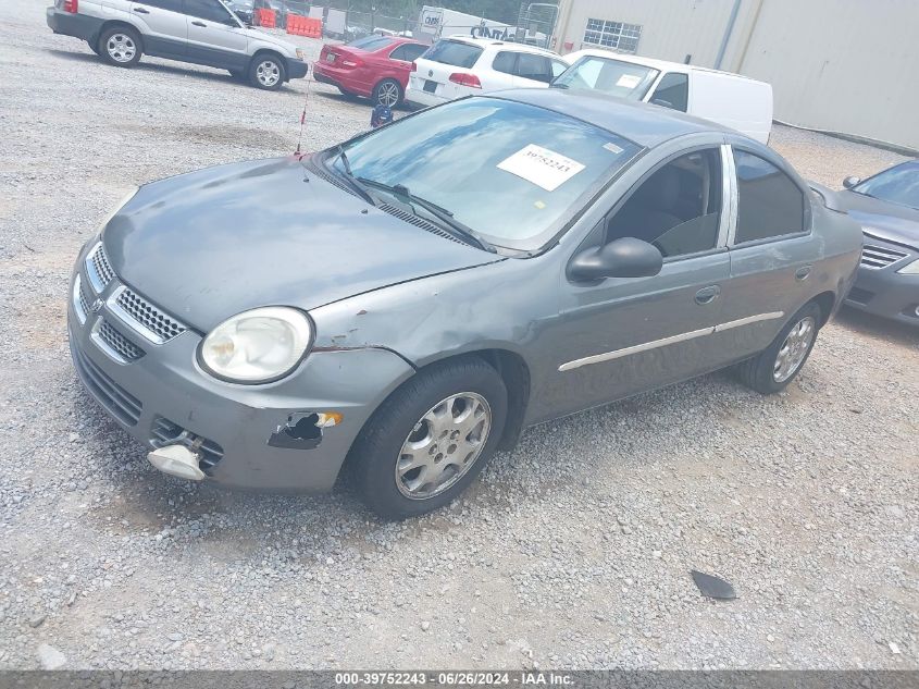 2005 Dodge Neon Sxt VIN: 1B3ES56C75D258726 Lot: 39752243