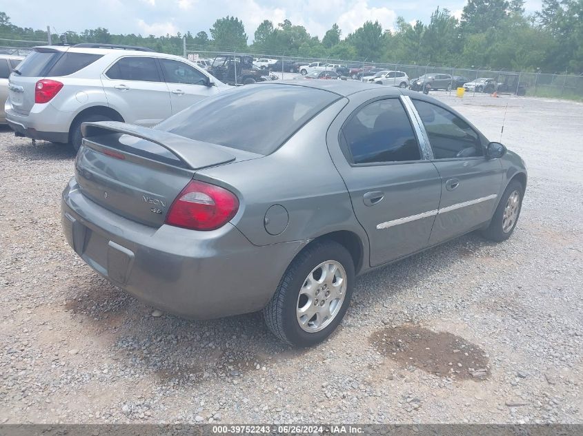 2005 Dodge Neon Sxt VIN: 1B3ES56C75D258726 Lot: 39752243