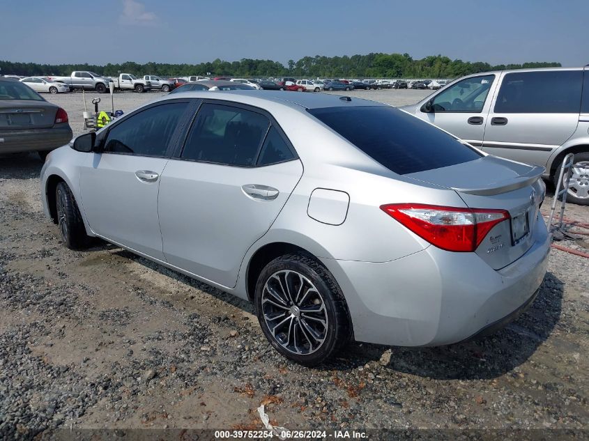 2016 Toyota Corolla S Plus VIN: 2T1BURHEXGC496829 Lot: 39752254