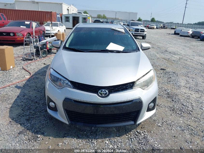 2016 Toyota Corolla S Plus VIN: 2T1BURHEXGC496829 Lot: 39752254