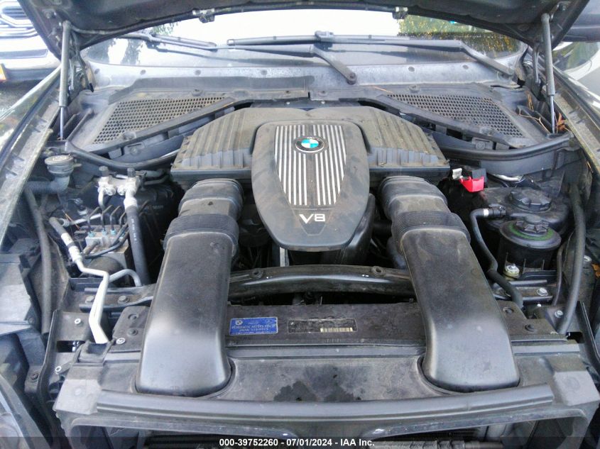 2009 BMW X5 xDrive48I VIN: 5UXFE83549L170566 Lot: 39752260