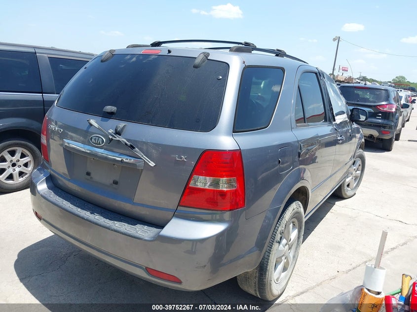 2007 Kia Sorento Lx VIN: KNDJC736075677678 Lot: 39752267