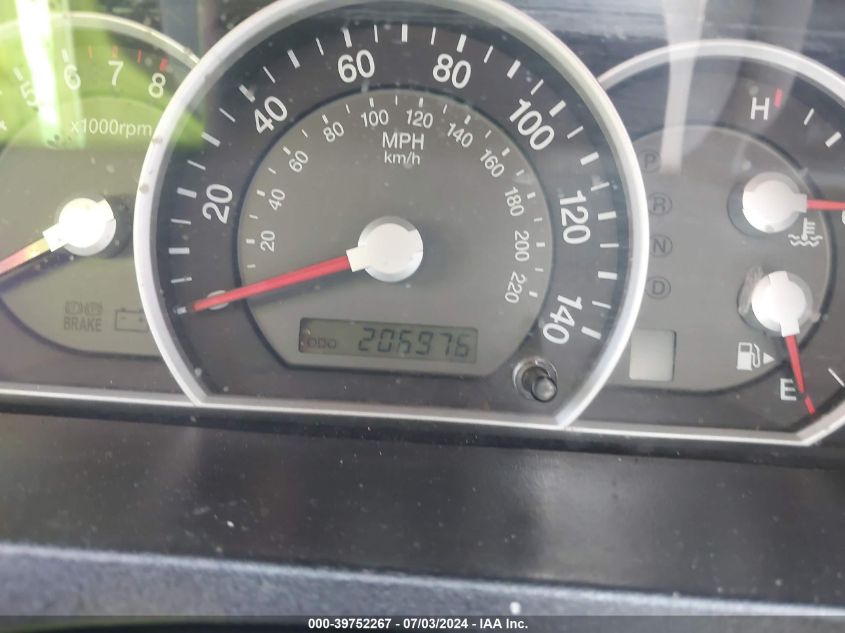 2007 Kia Sorento Lx VIN: KNDJC736075677678 Lot: 39752267