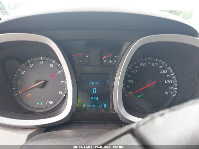 2012 Chevrolet Equinox 1Lt VIN: 2GNALDEK3C6325516 Lot: 39752286