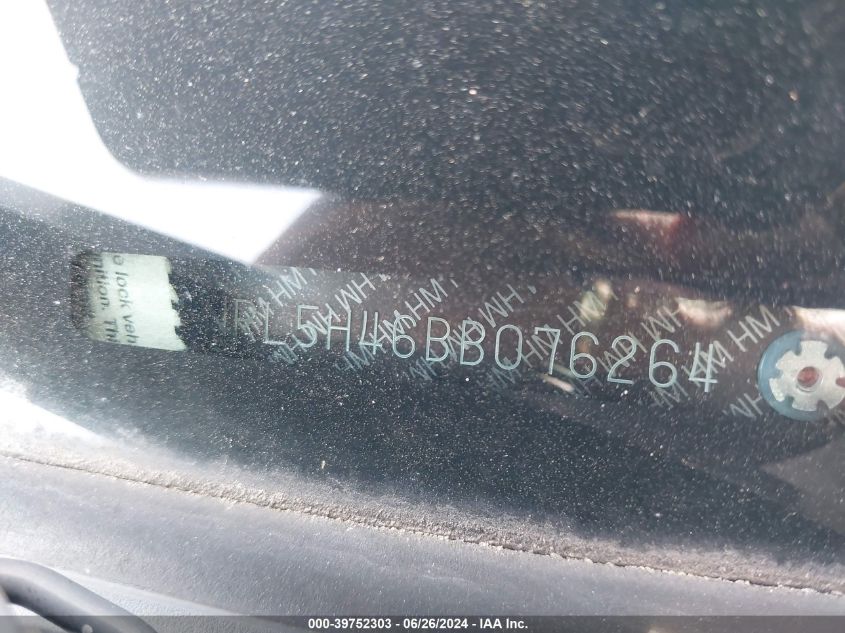 2011 Honda Odyssey Ex VIN: 5FNRL5H46BB076264 Lot: 39752303