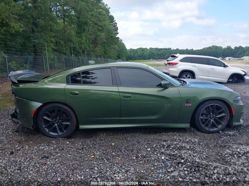 2019 Dodge Charger Scat Pack VIN: 2C3CDXGJ8KH535380 Lot: 39752308