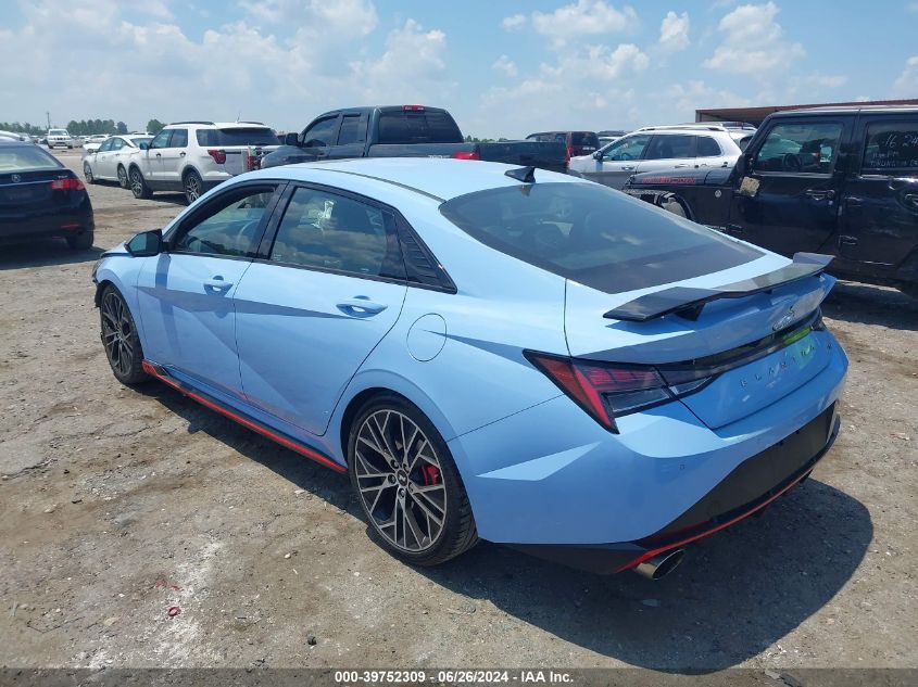 2023 Hyundai Elantra N VIN: KMHLW4AKXPU011881 Lot: 39752309