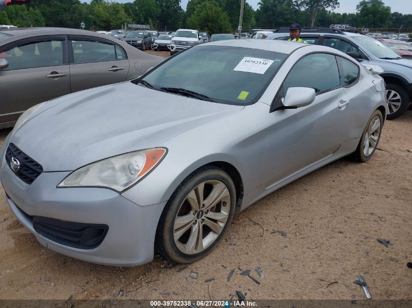 2011 Hyundai Genesis Coupe 2.0T VIN: KMHHT6KD2BU064545 Lot: 39752338