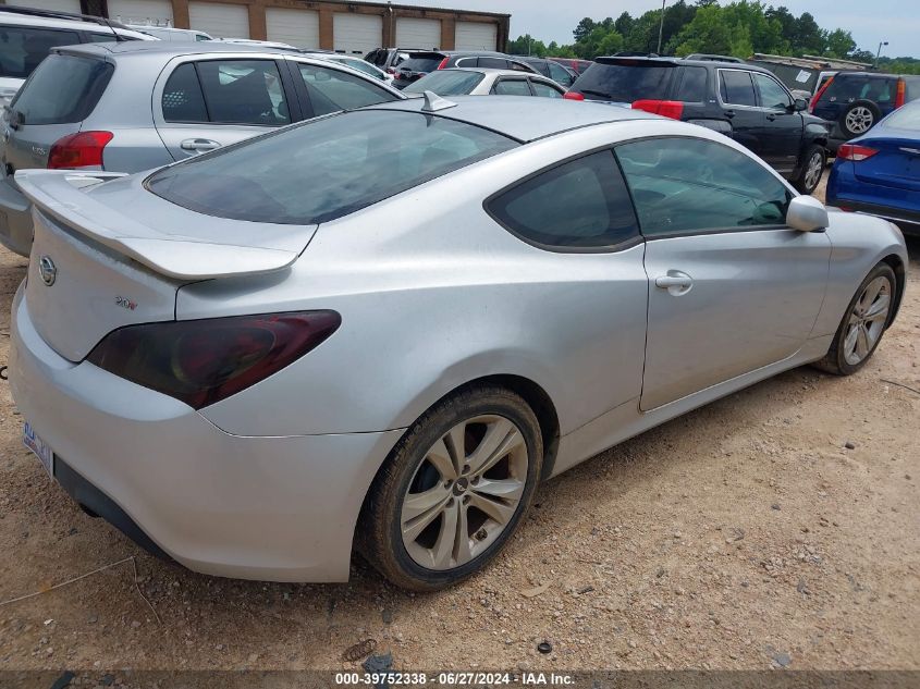 2011 Hyundai Genesis Coupe 2.0T VIN: KMHHT6KD2BU064545 Lot: 39752338