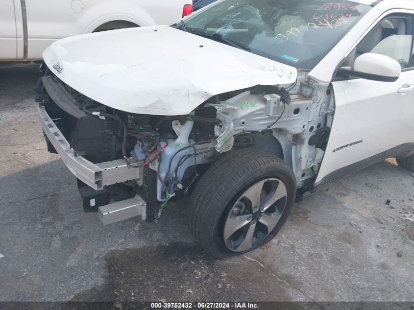 2018 Jeep Compass Latitude Fwd VIN: 3C4NJCBB5JT228955 Lot: 39752432