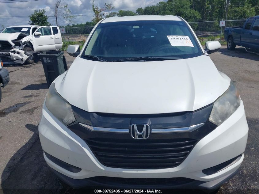 2016 Honda Hr-V Lx VIN: 3CZRU5H38GM710305 Lot: 39752435