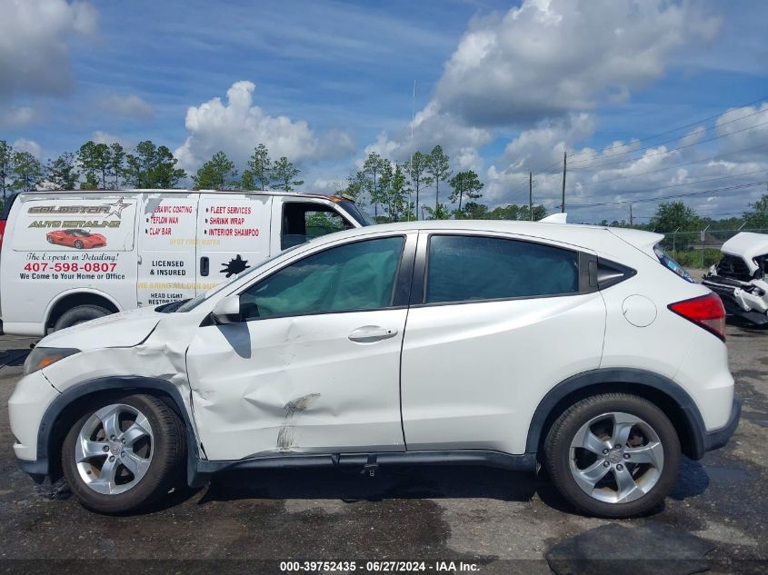 2016 Honda Hr-V Lx VIN: 3CZRU5H38GM710305 Lot: 39752435