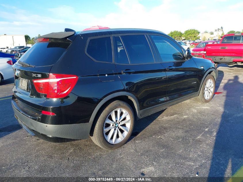 2013 BMW X3 xDrive28I VIN: 5UXWX9C50D0A09175 Lot: 39752449