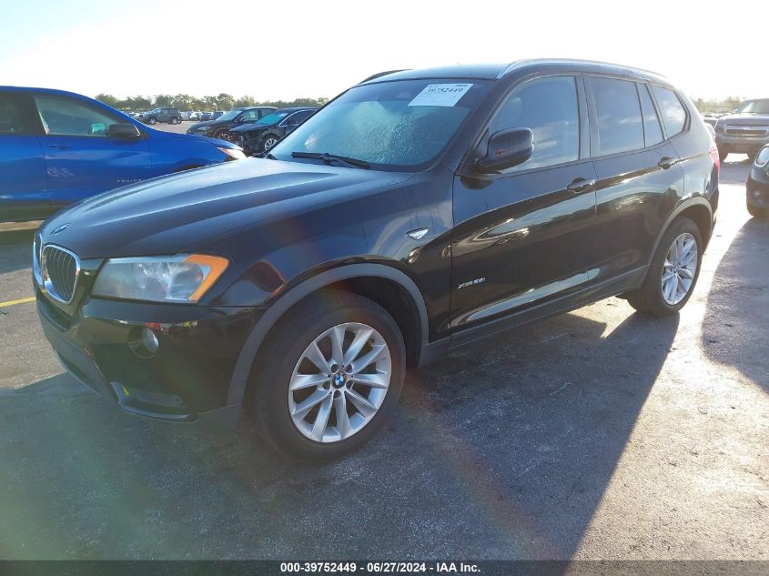 2013 BMW X3 xDrive28I VIN: 5UXWX9C50D0A09175 Lot: 39752449
