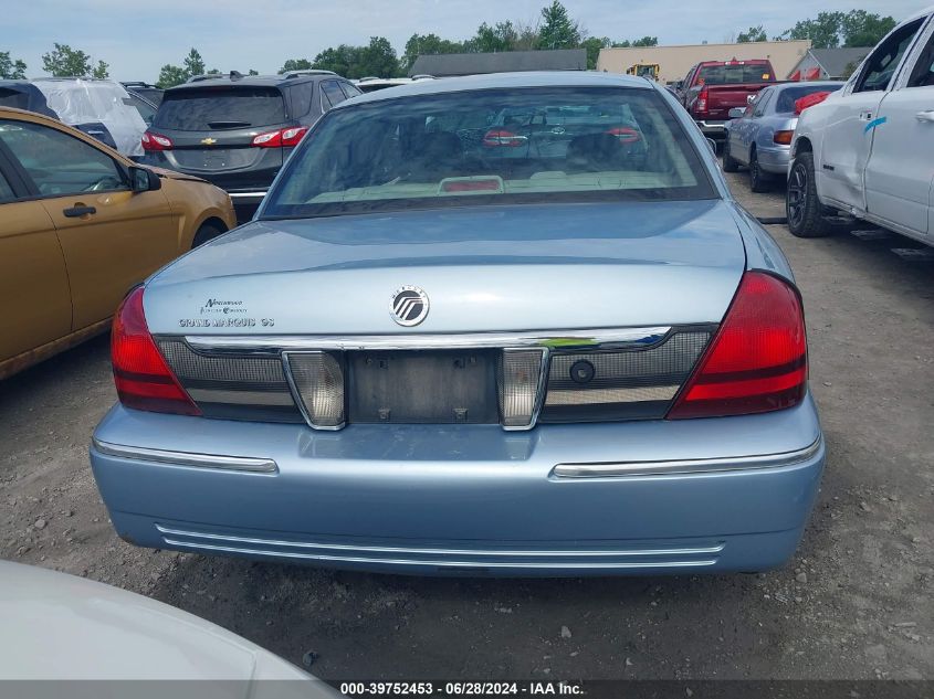 2008 Mercury Grand Marquis Gs VIN: 2MEFM74V68X630601 Lot: 39752453