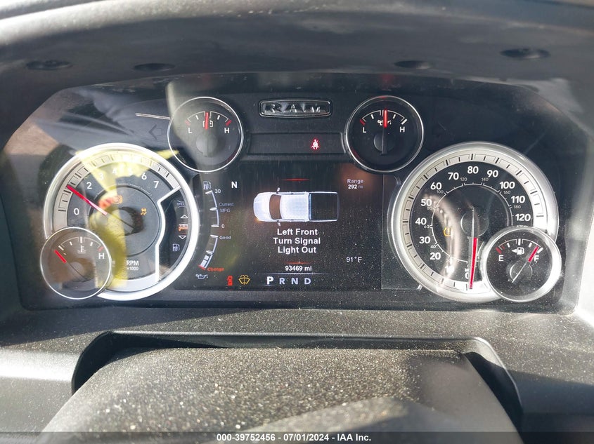 2017 Ram 1500 Lone Star 4X2 5'7 Box VIN: 1C6RR6LT7HS570557 Lot: 39752456