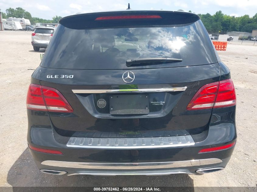 2017 Mercedes-Benz Gle 350 VIN: 4JGDA5JB3HA943707 Lot: 39752462