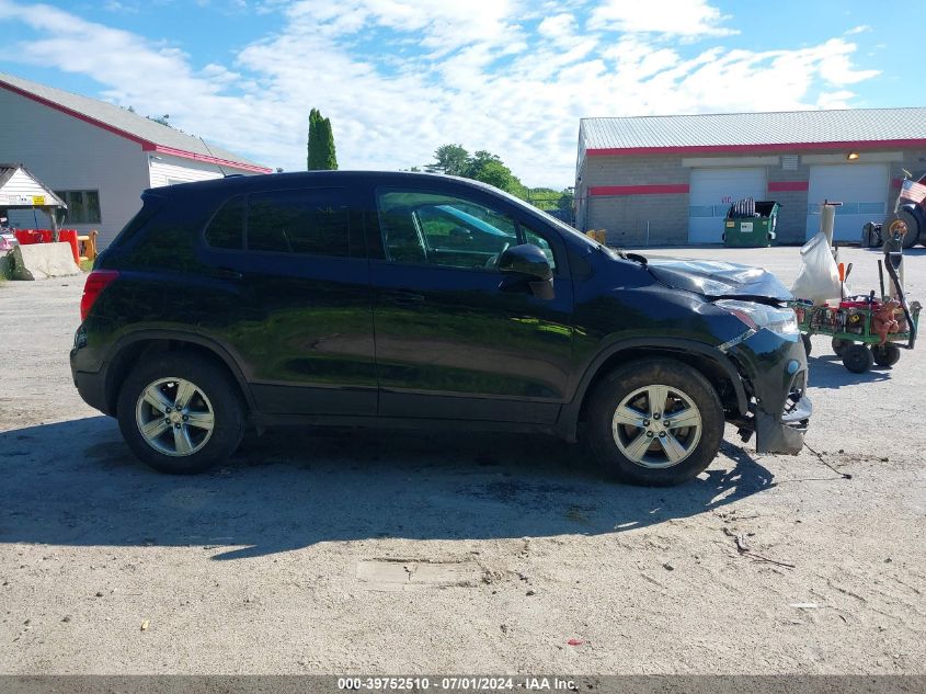 2022 Chevrolet Trax Awd Ls VIN: KL7CJNSM2NB550753 Lot: 39752510