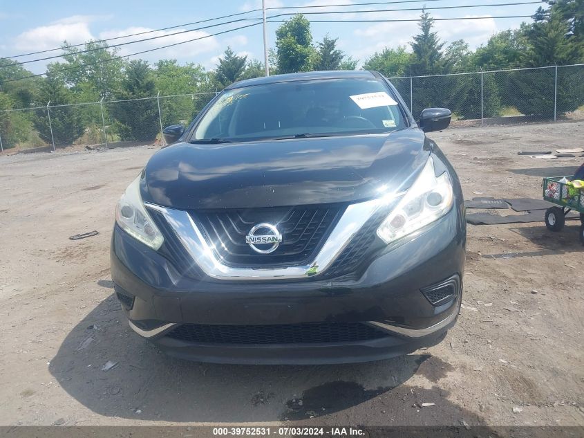 2016 Nissan Murano S VIN: 5N1AZ2MG9GN146824 Lot: 39752531