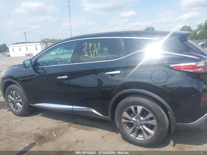 2016 Nissan Murano S VIN: 5N1AZ2MG9GN146824 Lot: 39752531