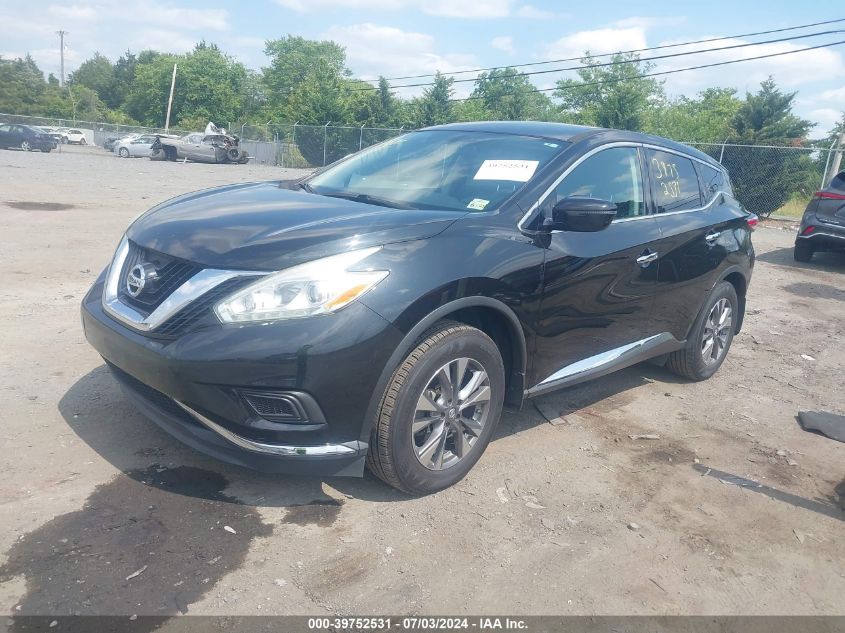 2016 Nissan Murano S VIN: 5N1AZ2MG9GN146824 Lot: 39752531