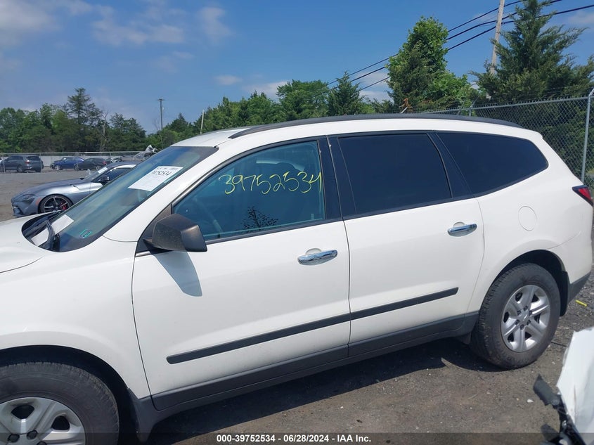 2014 Chevrolet Traverse Ls VIN: 1GNKVFKD3EJ107470 Lot: 39752534