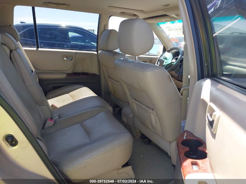 2006 Toyota Highlander Hybrid Limited V6 VIN: JTEEW21A160011729 Lot: 39752546