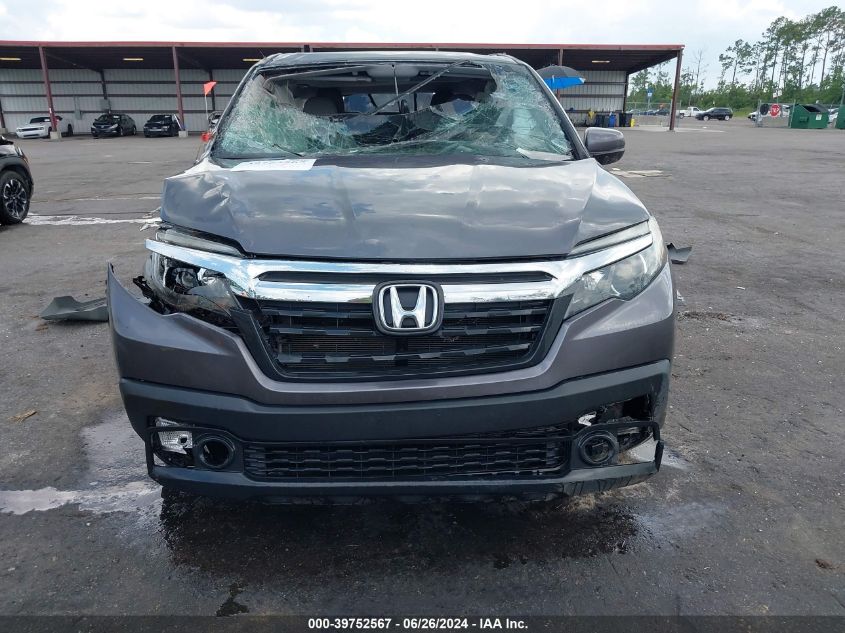 2019 Honda Ridgeline Rtl-T VIN: 5FPYK2F61KB001979 Lot: 39752567