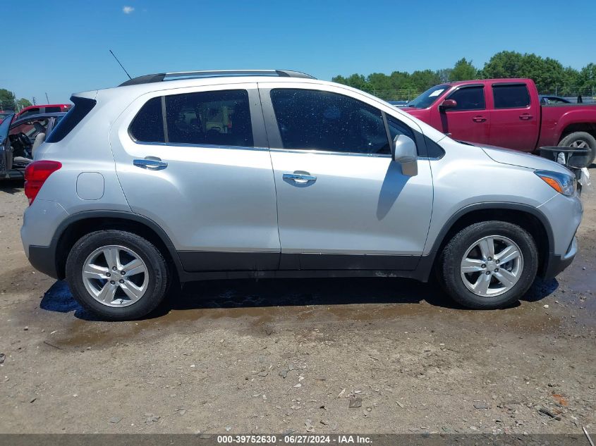 2019 Chevrolet Trax Lt VIN: 3GNCJLSB2KL287767 Lot: 39752630