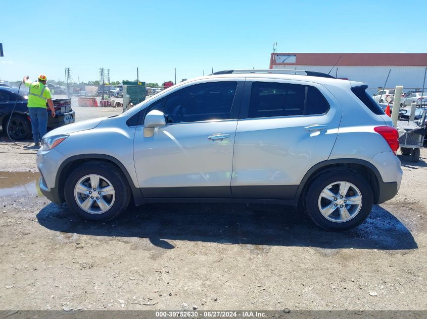 2019 Chevrolet Trax Lt VIN: 3GNCJLSB2KL287767 Lot: 39752630