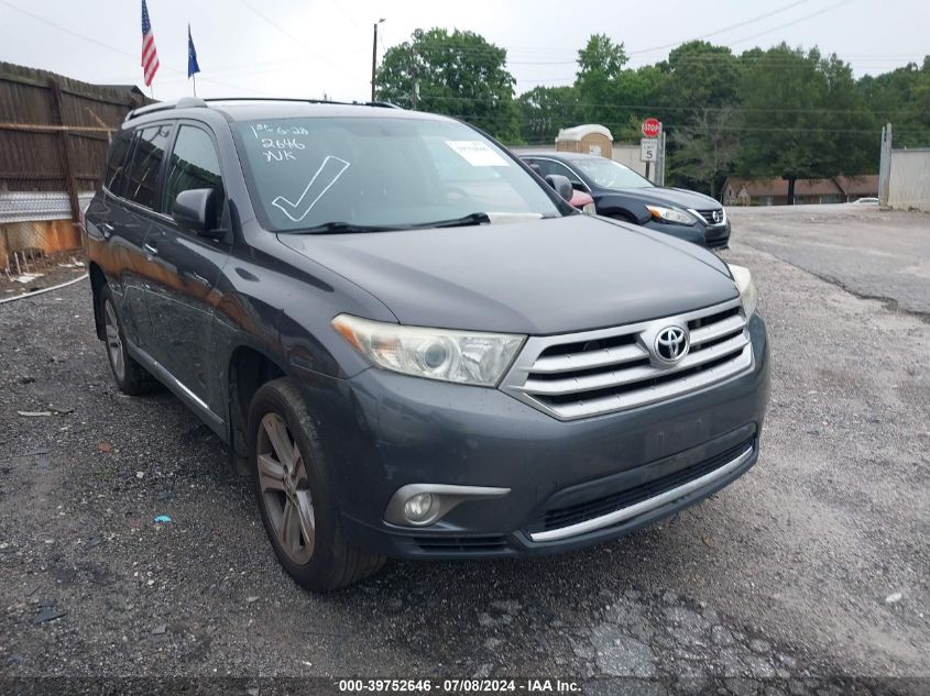 2013 Toyota Highlander Limited VIN: 5TDDK3EH1DS213456 Lot: 40733638