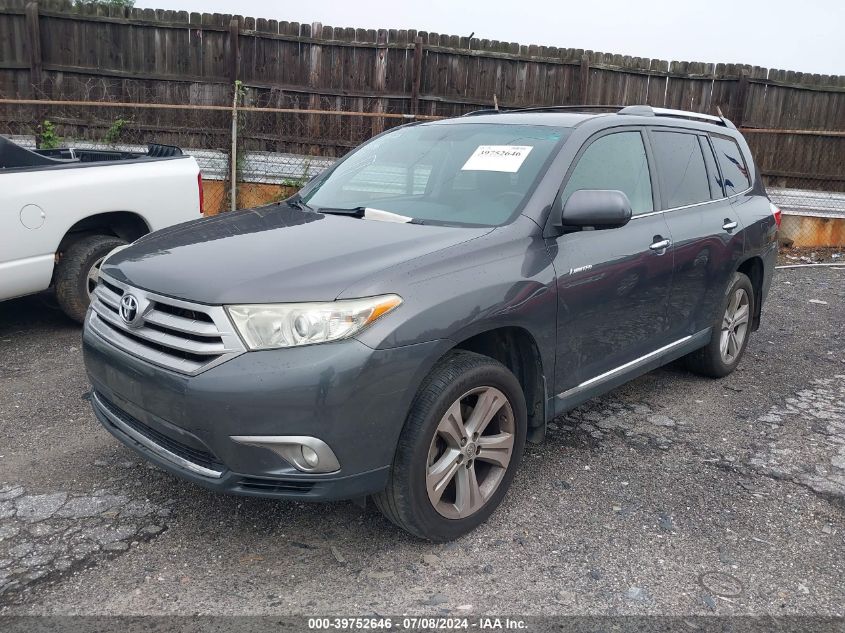 2013 Toyota Highlander Limited VIN: 5TDDK3EH1DS213456 Lot: 40733638