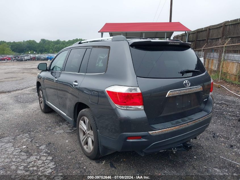 2013 Toyota Highlander Limited VIN: 5TDDK3EH1DS213456 Lot: 40733638