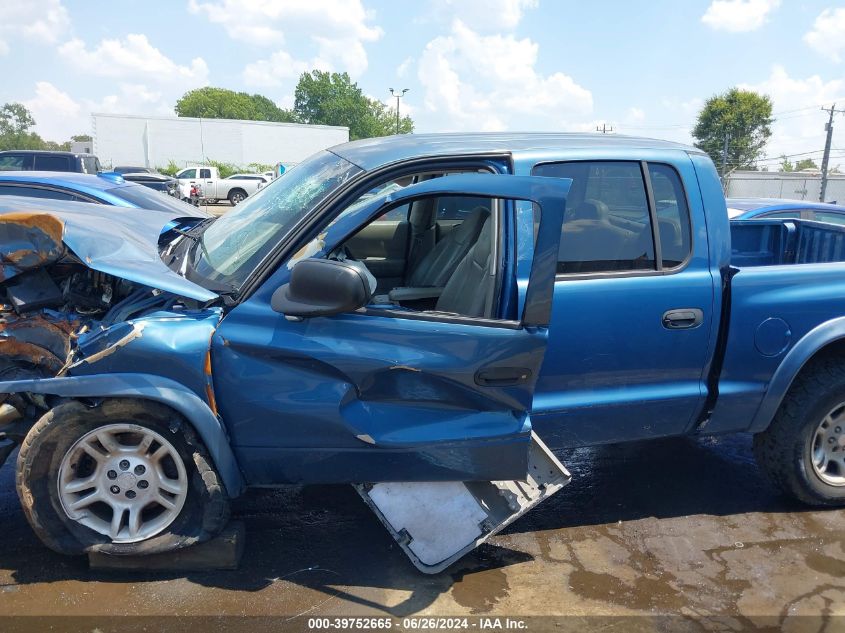 2003 Dodge Dakota Slt VIN: 1D7HG48N03S331049 Lot: 39752665