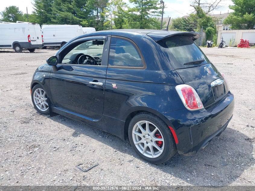 2013 Fiat 500 Abarth VIN: 3C3CFFFH4DT748095 Lot: 39752676