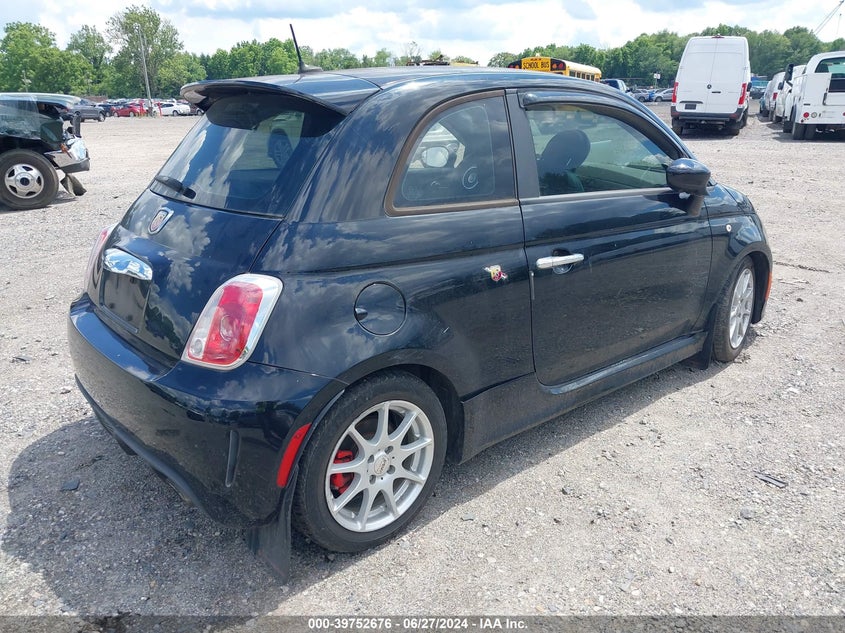 2013 Fiat 500 Abarth VIN: 3C3CFFFH4DT748095 Lot: 39752676